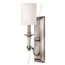 Classic Style Wall Light with Nickel Color (C006-1W)